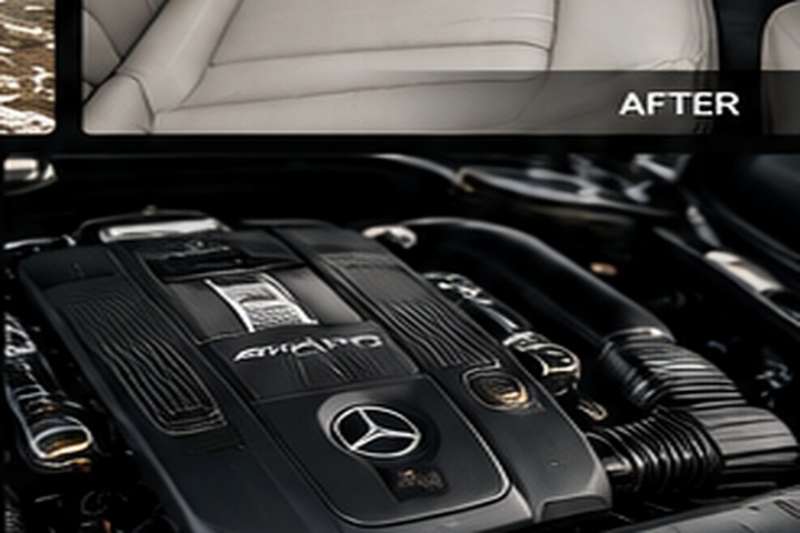Interior vehicle detailing visual